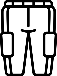 Practice Pants Tracing Svg Vector, Free Vectors File